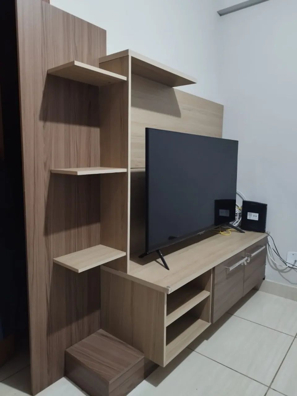 Rack com Painel (para TV de até 55 polegadas)