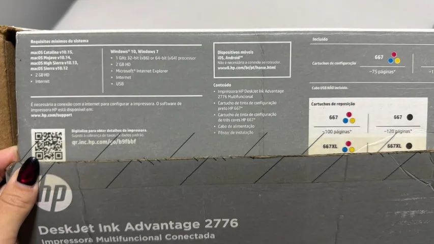Impressora Multifuncional HP DeskJet Ink Advantage