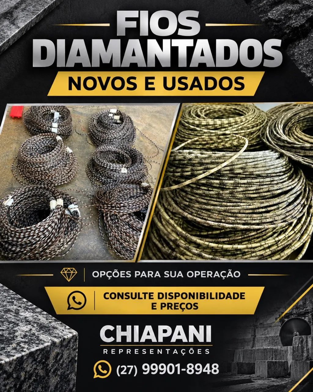 Fio diamantado 