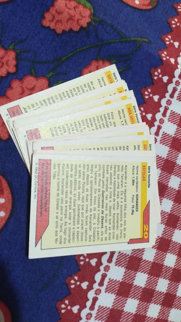 Coleção cards DC comics editora abril 1991 - Foto 2