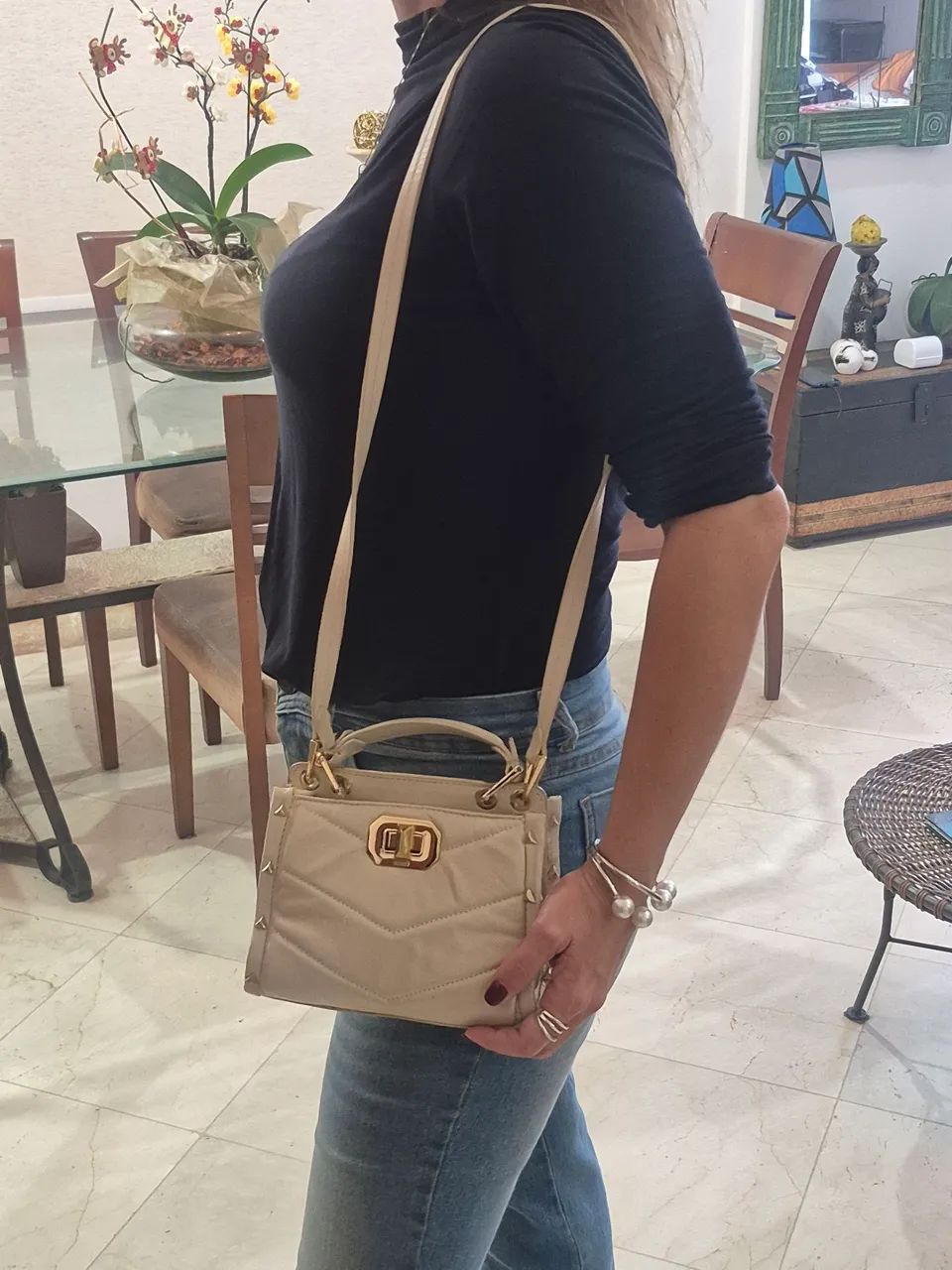 Bolsa Schutz couro legítimo - Foto 3
