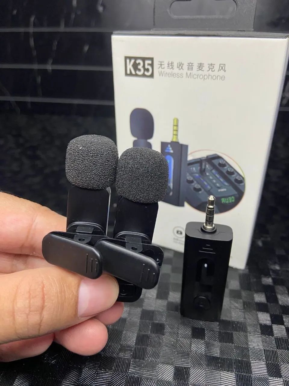 Microfone de lapela para celular- sem fio - entrega grátis  - Foto 2