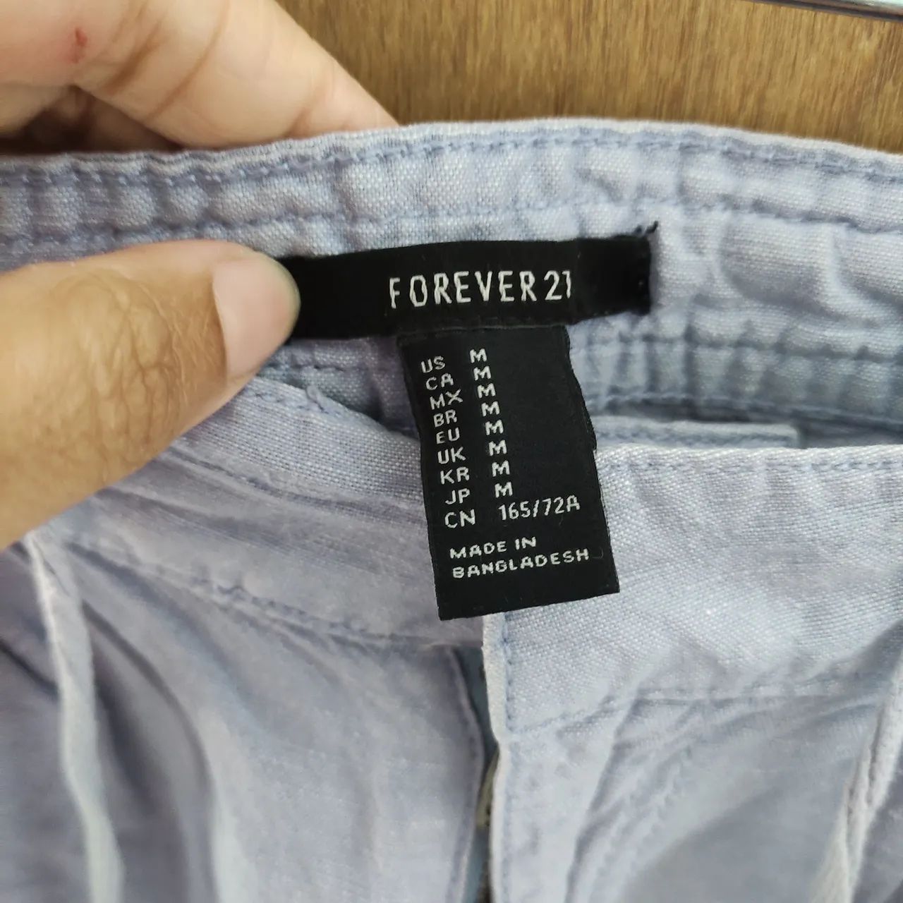 Shorts feminino forever 21 Tam M - Foto 3