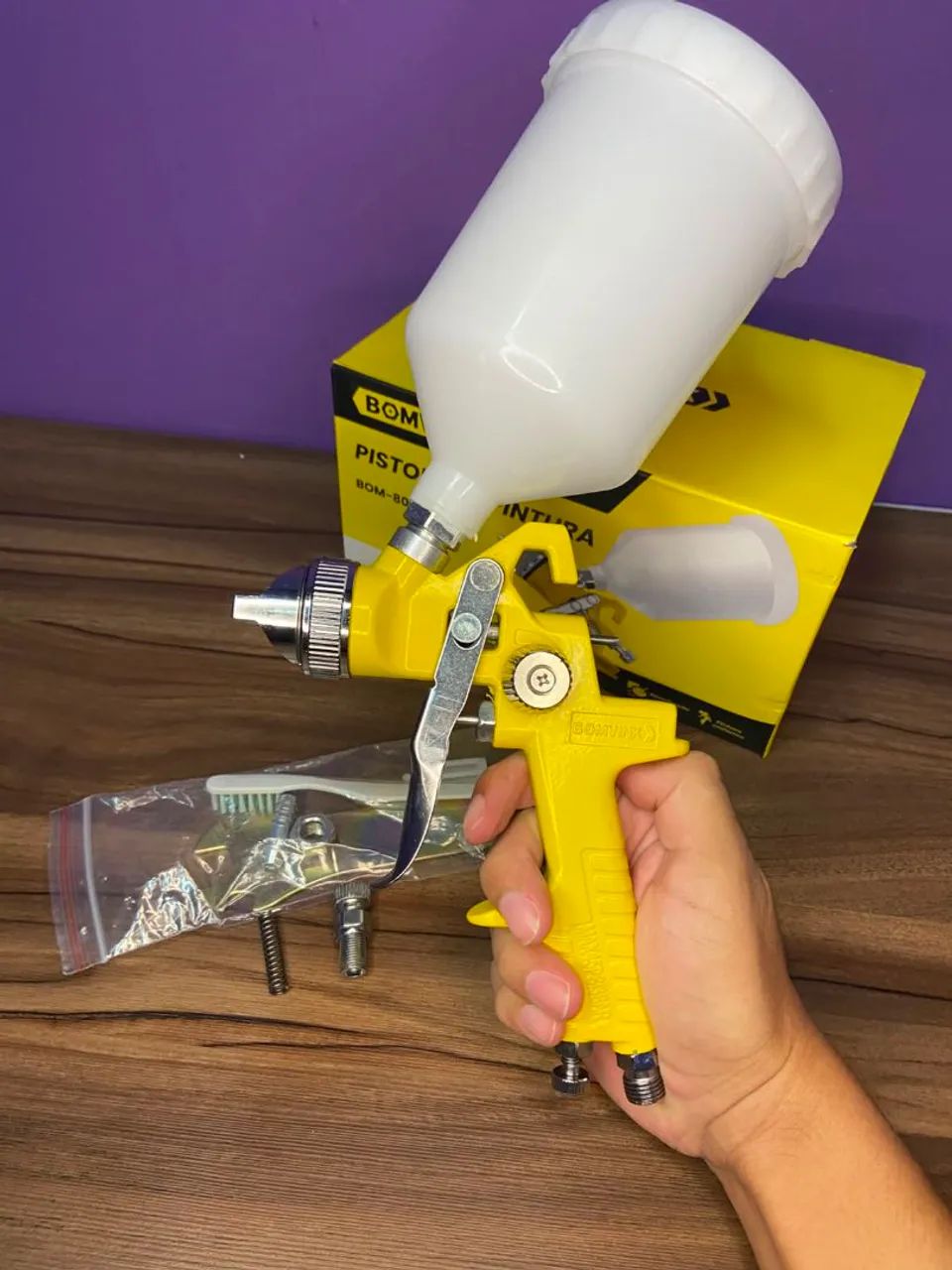 PISTOLA DE PINTURA  BOM-8001 - Foto 2