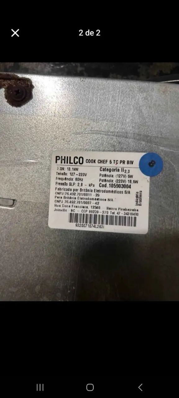 Cooktop Philco excelente  - Foto 2