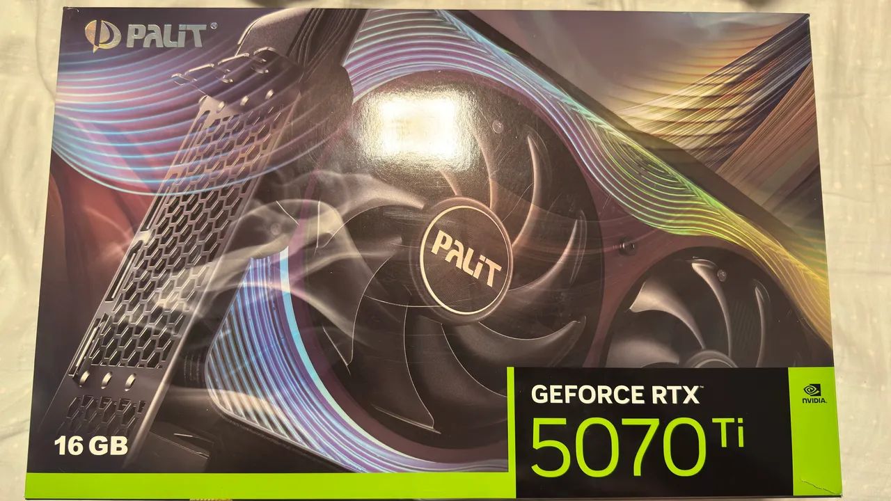 Placa de vídeo RTX 5070 Ti Palit Gamerock 16GB