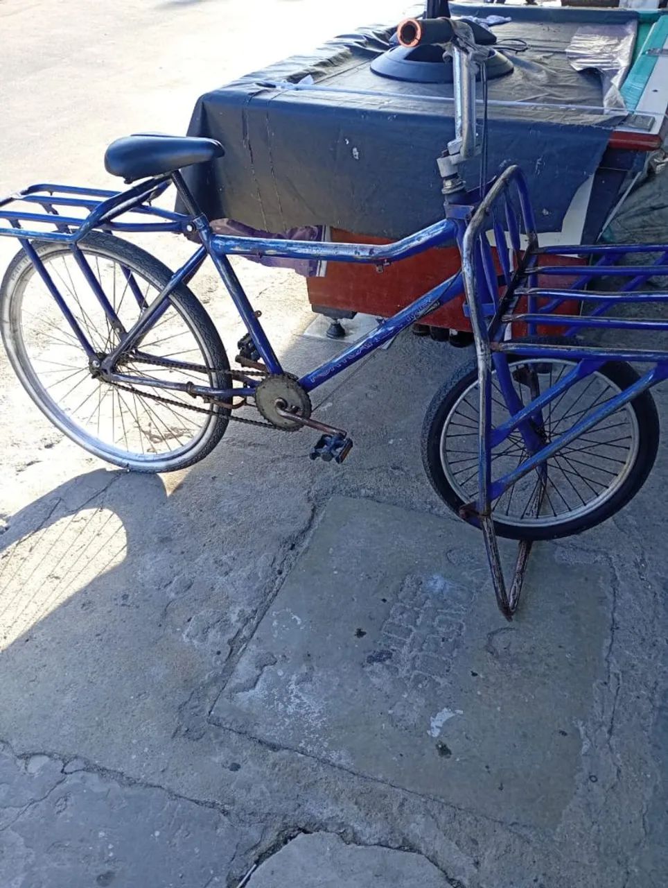 Bicicleta cargueira top cuida 480