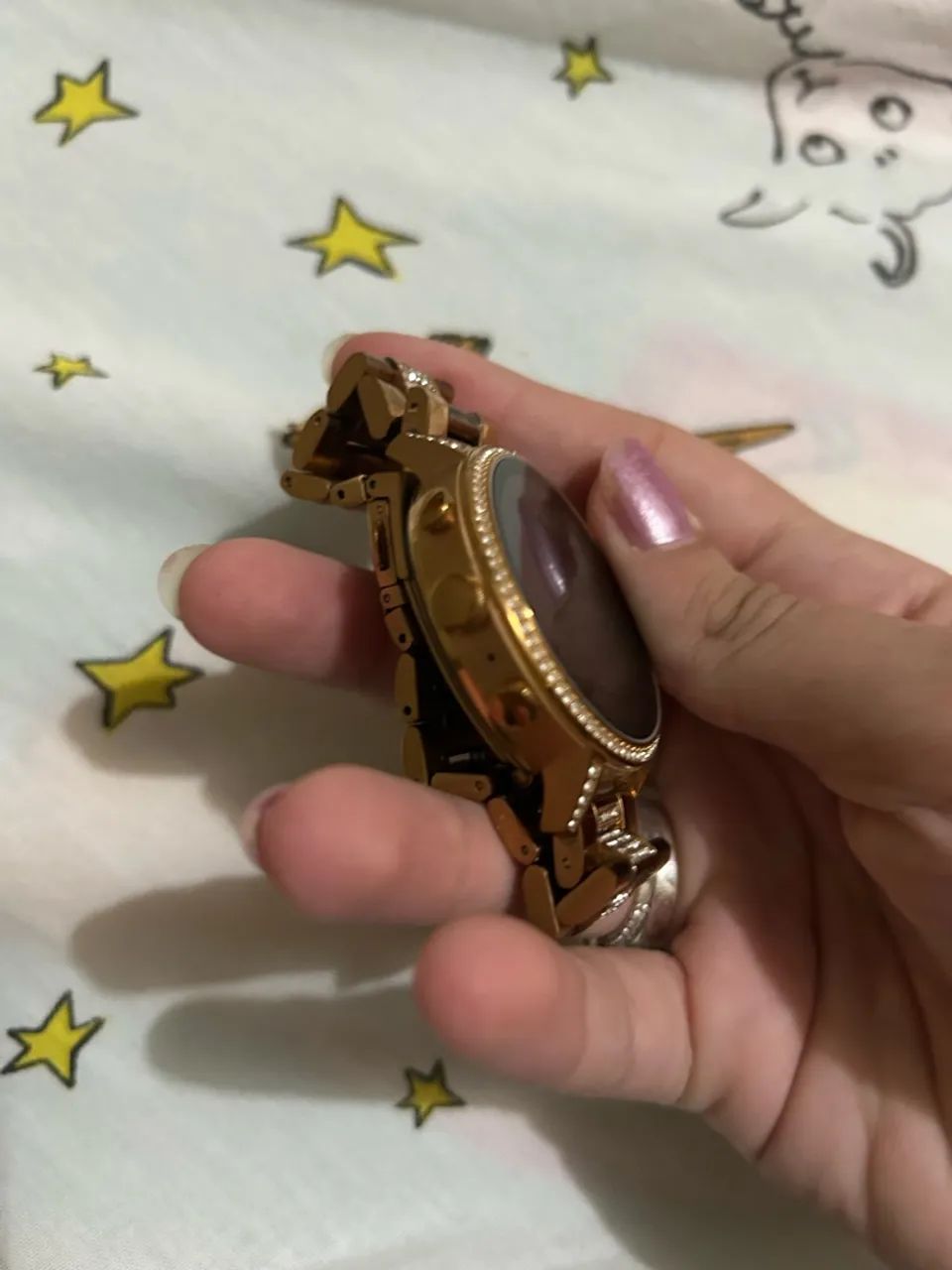 Relógio fóssil smartwatch funciona tudo, conecta no celular  - Foto 4