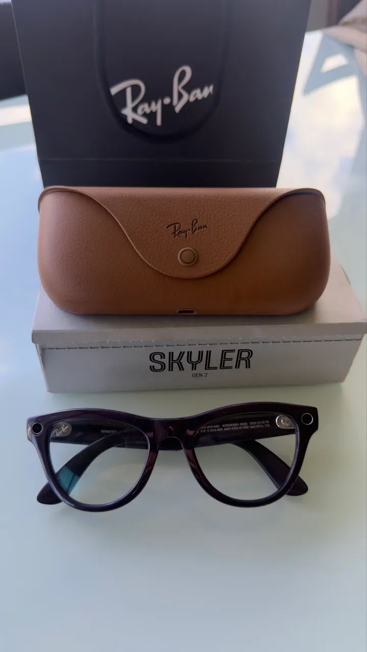 Óculos Ray-Ban Meta Skyler Gen 2 lentes Transitions - Foto 4