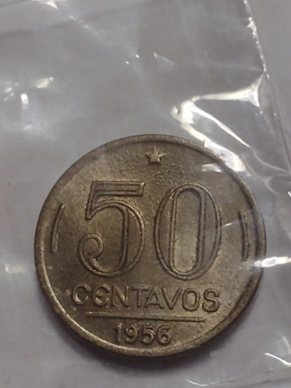 Moeda de 0,50 centavos de 1956