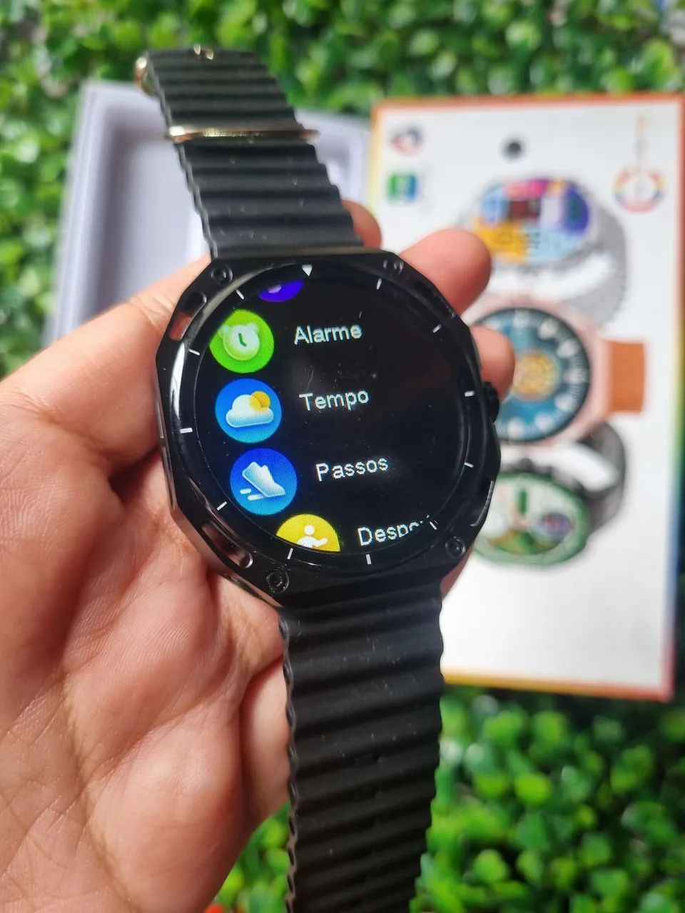 Lançamento Relógio SmartWatch v18 pro hexagonal  - Foto 3