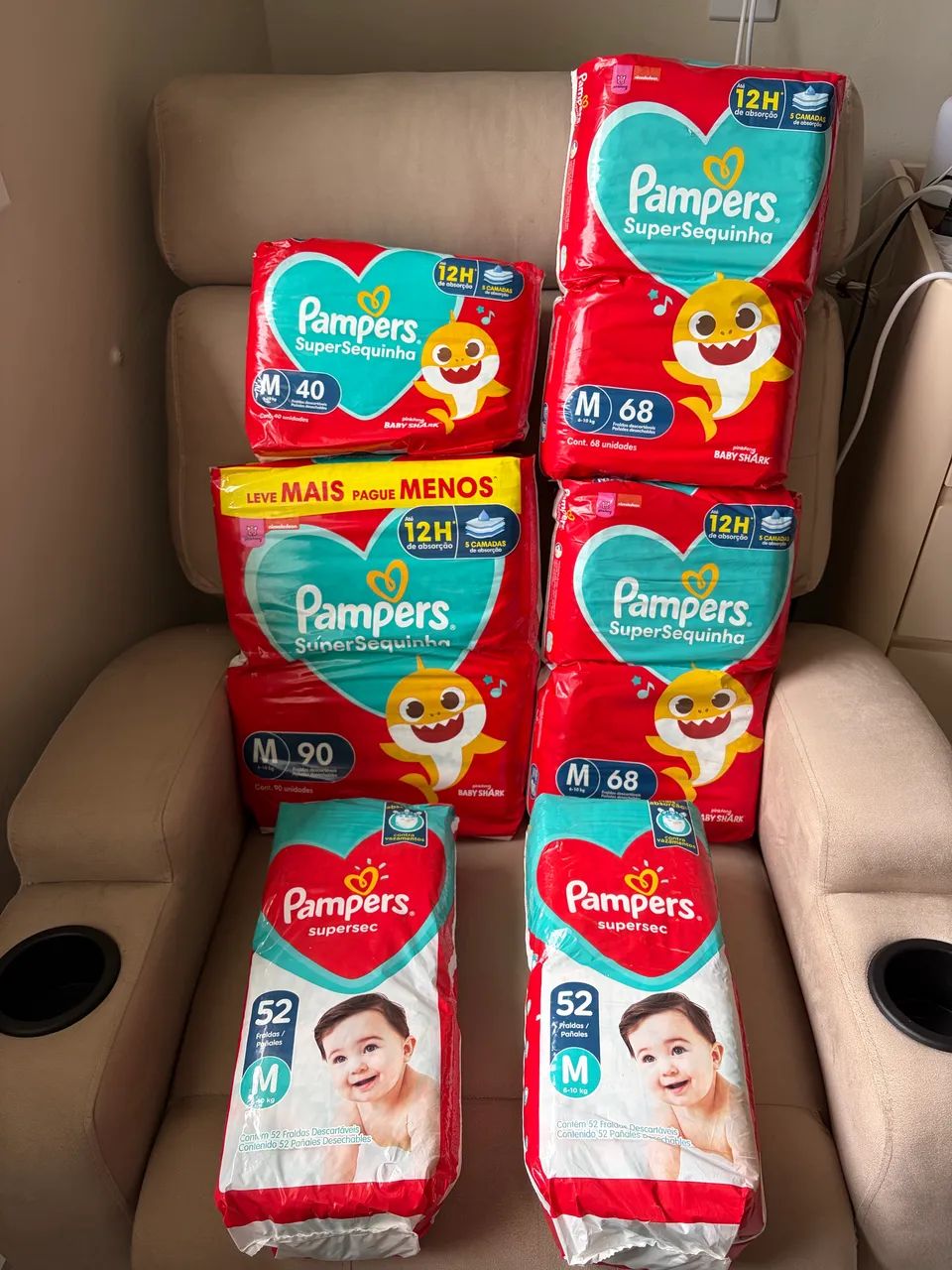 Fraldas Pampers P, M e G - Foto 3