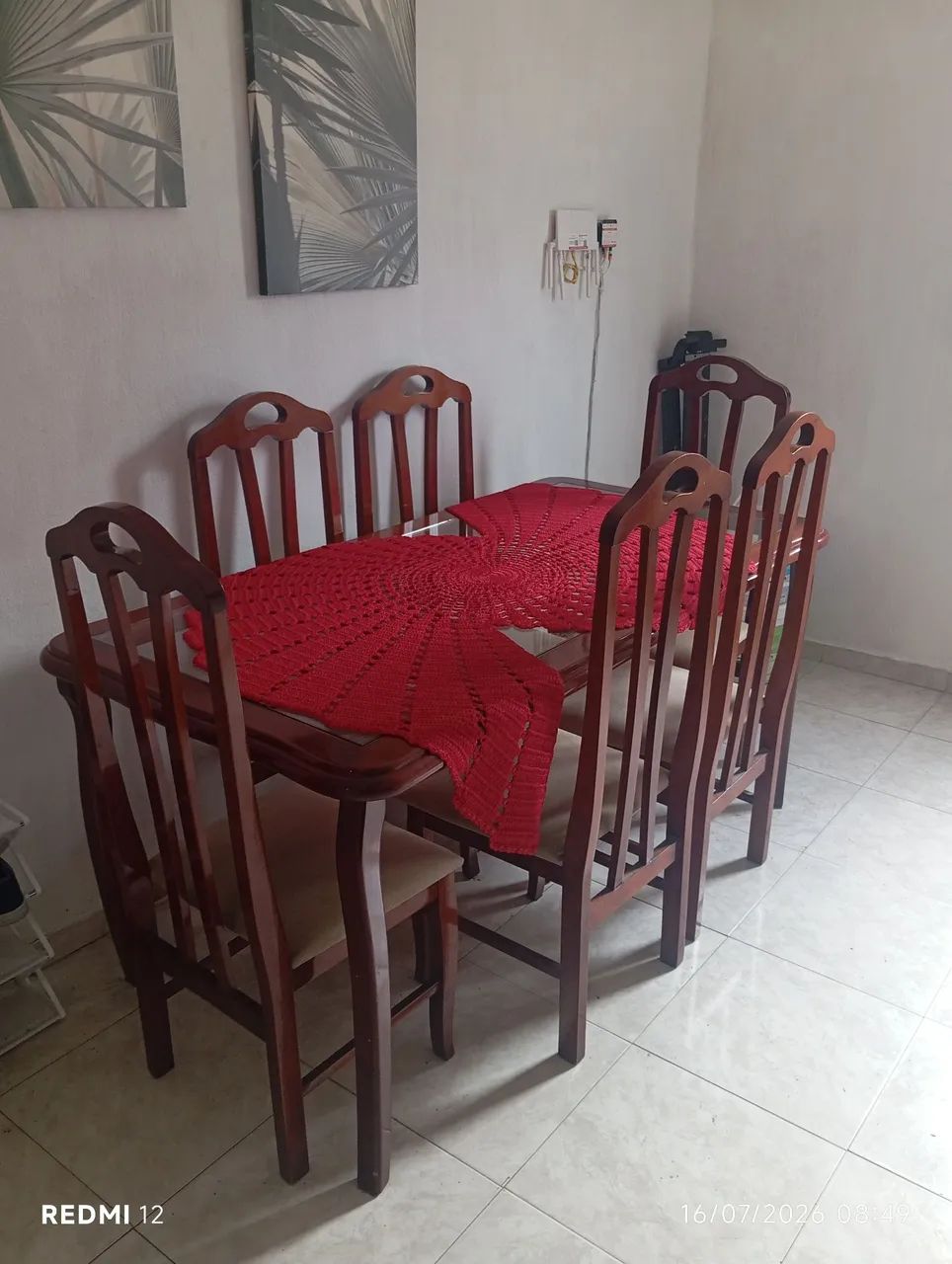 Vendo mesa de madeira colonial. - Foto 3