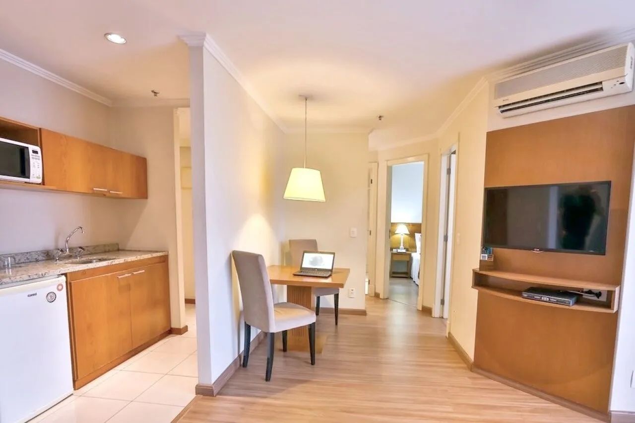 Flat no Itaim Bibi com 02 Dorms no Pool ***Quality Suítes Long Stay Vila Olímpia*** - Foto 4