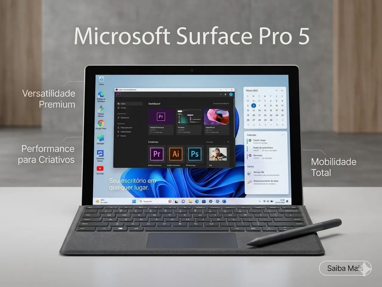JC03116 Microsoft Surface Pro5 1807 SIM 12.3型 良品 office2019 Microsoft Surface Pro 5 - Core i5 2,6 GHz, 4 GB de RAM, SSD de 128