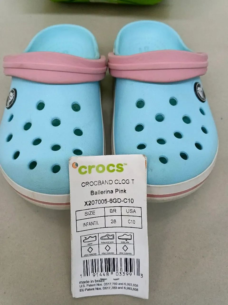 Crocs infantil original C10 TAM 28 BR