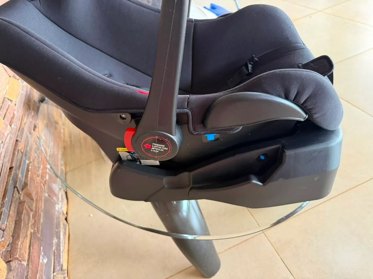 Bebê Conforto Preto - Ótimo Estado - Foto 3