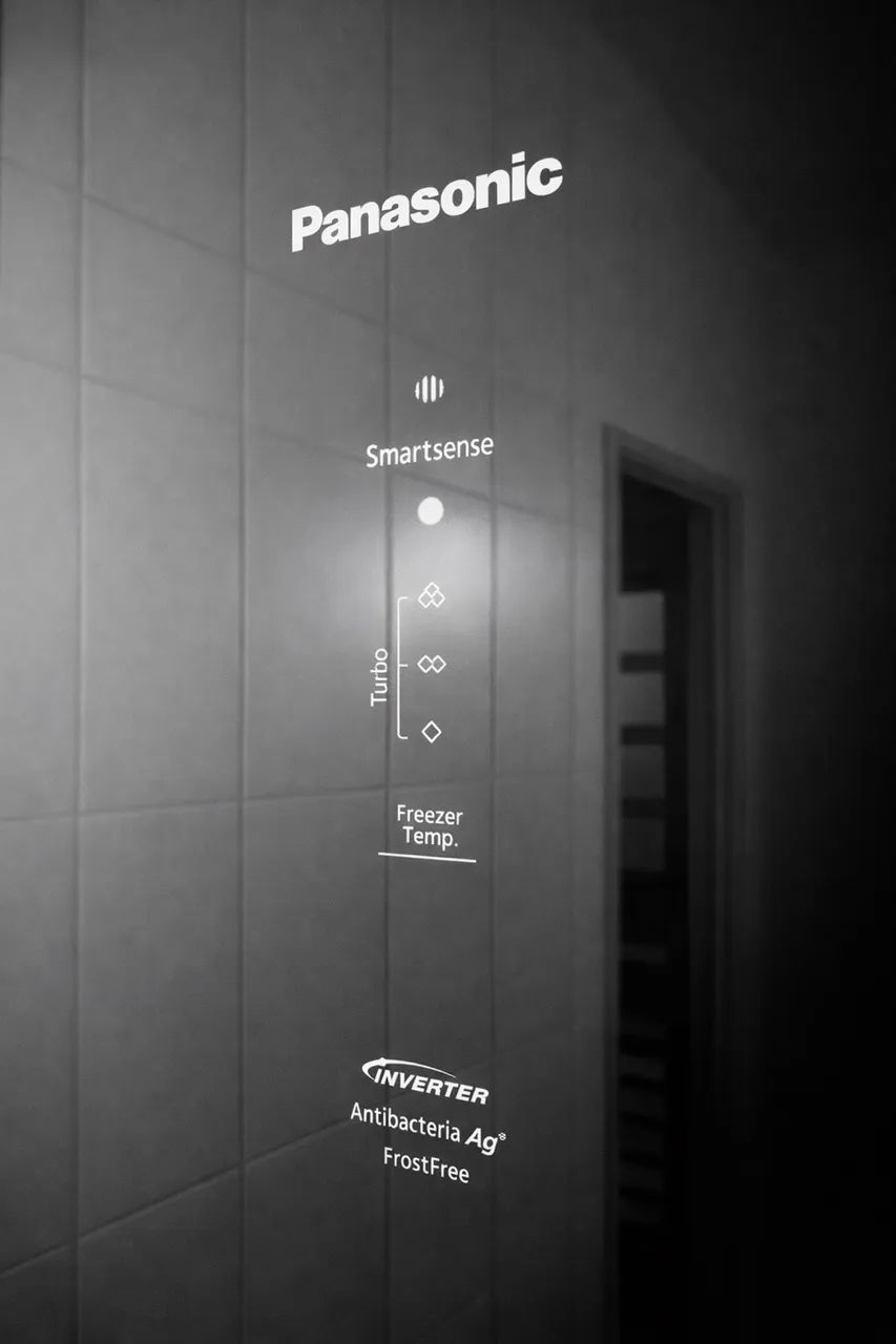 Geladeira Panasonic Black Glass Inverter Frost Free - Foto 2