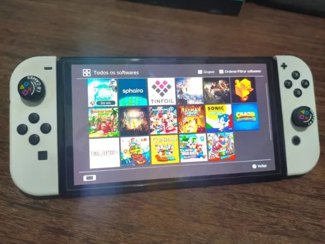 nintendo switch OLED desbloqueado 