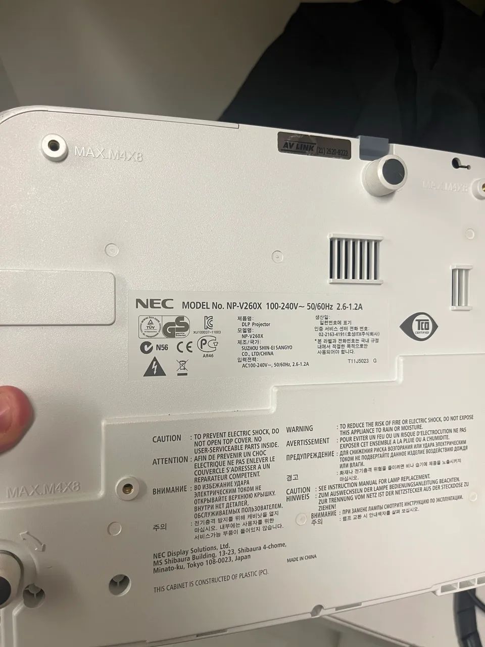 Projetor NEC V260X - Foto 2