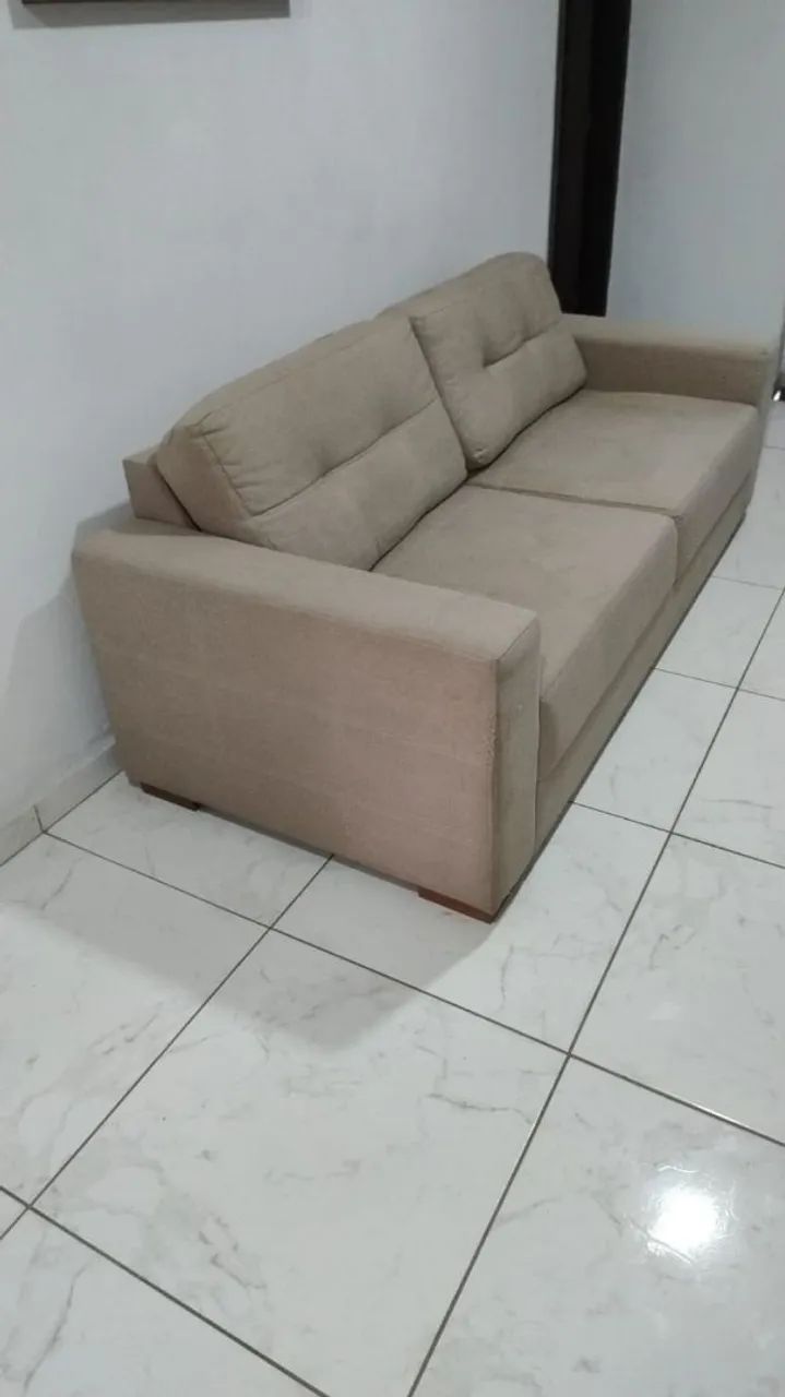 Sofá de linho 3 lugares - Foto 2
