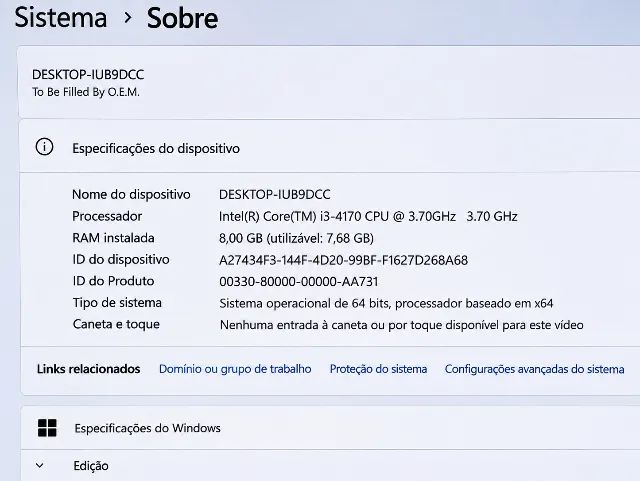 VENDO PC Intel Core i3 - 8GB RAM 