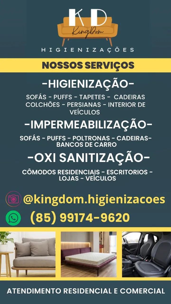 Higienização de Estofados 