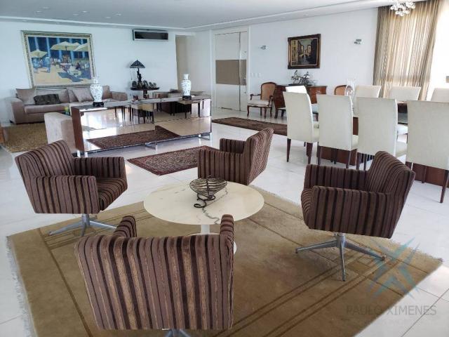 Apartamento alto padrão para alugar, 550 m² por r$ 20.000/mês - meireles - fortaleza/ce - Foto 4