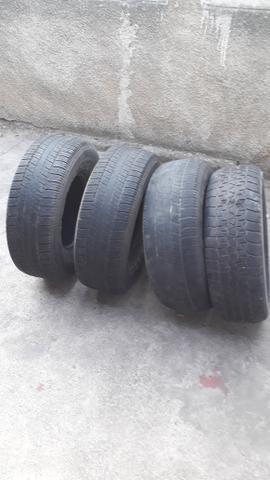 Vendo 4 pneus meia-vida - Foto 4