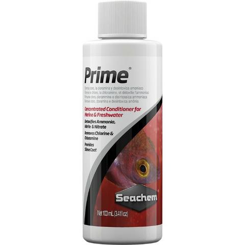 Prime Seachem. Remove Cloro, Amônia, Nitrito E Nitrato 100ml