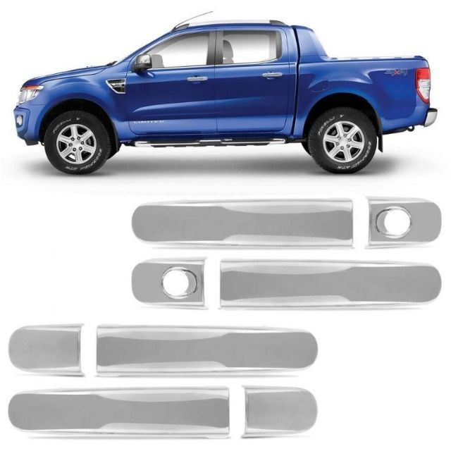 Apliques Cromado Maçanetas Para Todos os Carros - Foto 4