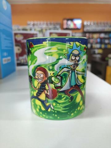 Caneca Porcelana - Rick and Morty