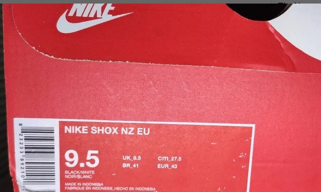 nike shox nz 41