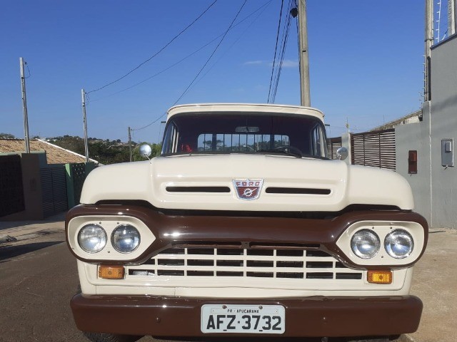 FORD F-100, DIESEL, MOTOR MWN, DIREÇÃO HIDRÁULICA