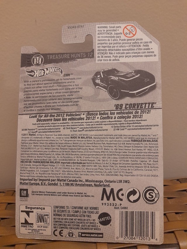 Hot Wheels 69 CORVETTE TREASURE HUNTS 12 - Foto 3