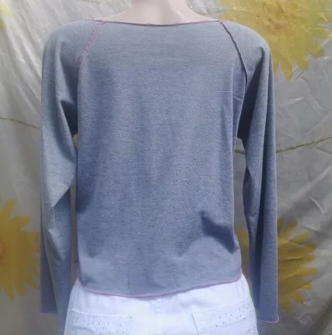 Blusa manga longa tam g - Foto 2