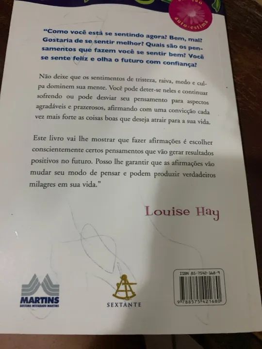Livro - o poder das afirmações positivas de louise Hay  - Foto 2