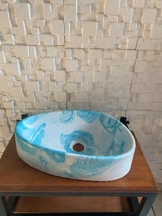 Cubas de sobrepor de concreto promoção 