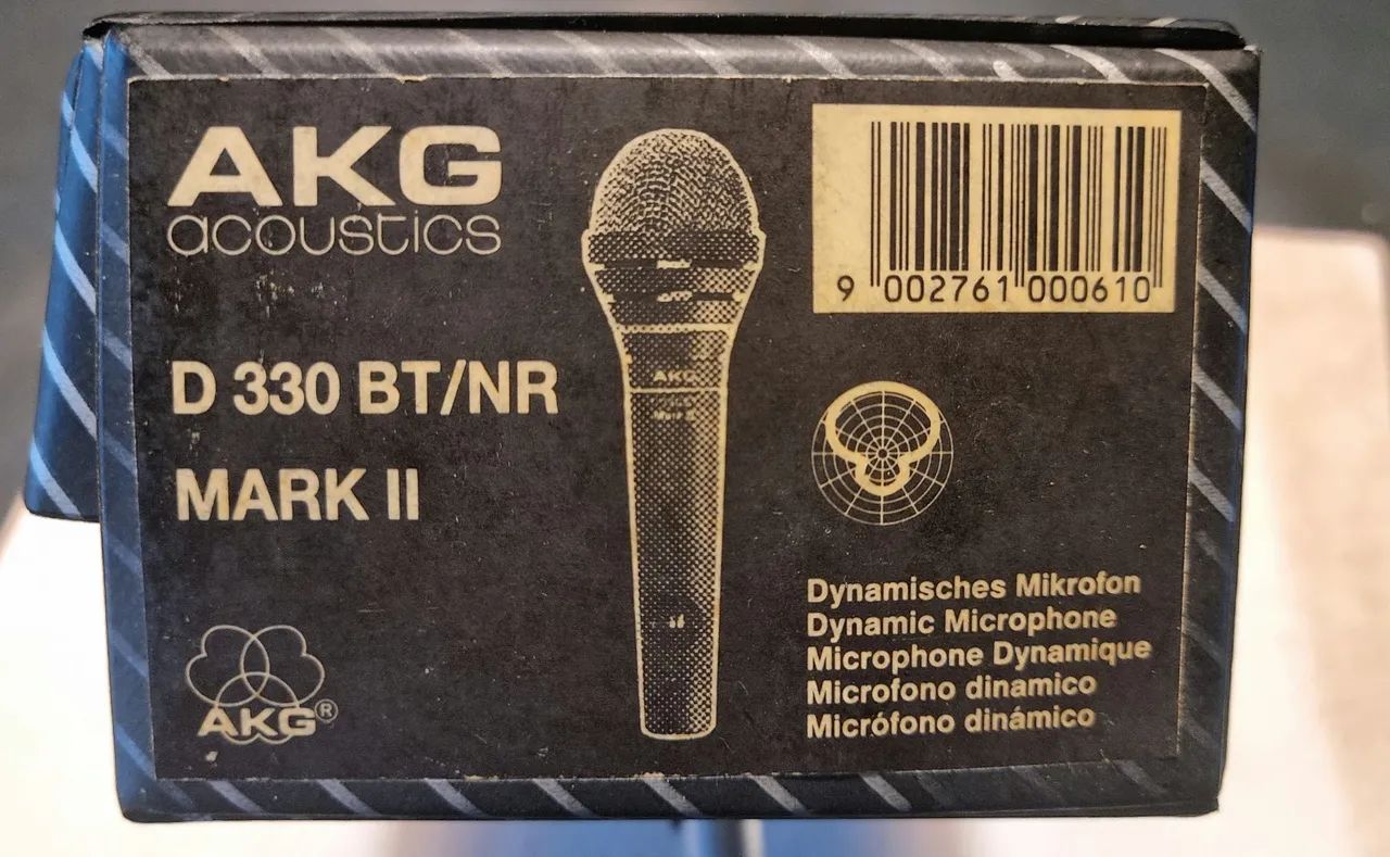 Microfone AKG D 330 BT/NR MARK II - Dinâmico