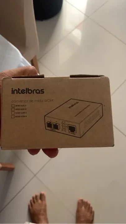 Conversor de mídia WDM Intelbras