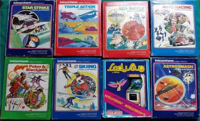 Console Mattel Intellivision Dourado E Marrom 11 Jogos Videogame Nunca foi aberto - Foto 5