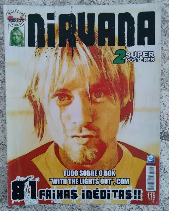 Pôsteres Nirvana, Kurt Cobain [Pôster] [Revista] [Rock] [Anos 90s