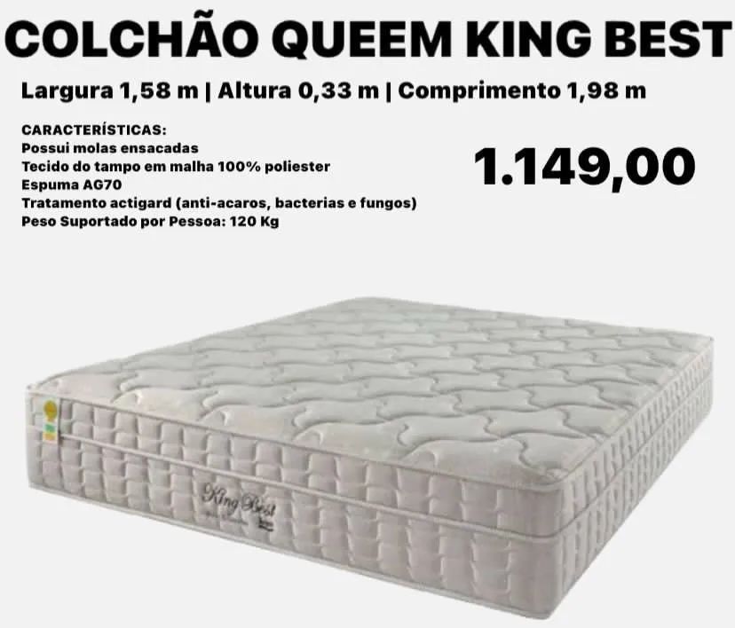 Colchão Queen King Best- ENTREGA HOJE!!