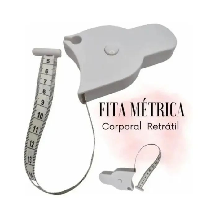 Fita métrica  corporal retrátil 