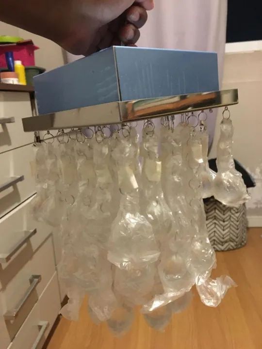 Lustre de Cristal Legítimo quadrado Hunter Trade - Foto 2