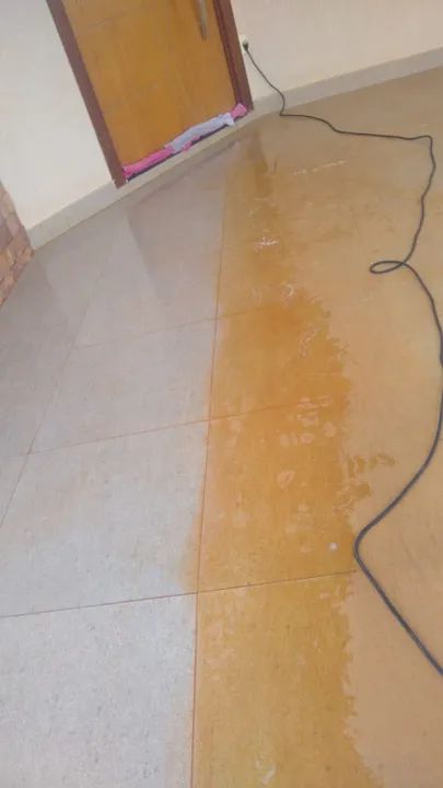 Lavagem piso, pedras e resinamneto 