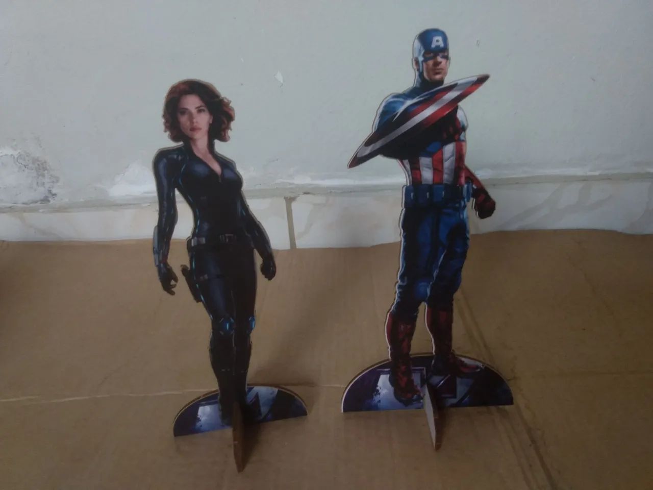 Totens em MDF dos Advengers para festas infantis  - Foto 4