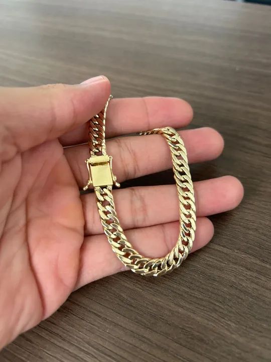 Corrente maciça 30g de Ouro 18k - Foto 2