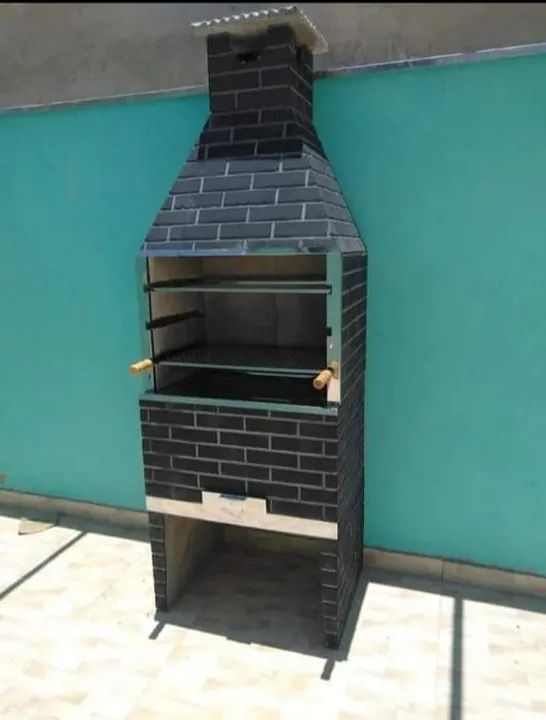 Churrasqueira grande 75 cm pré moldada 
