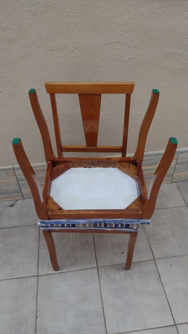 Móveis antigos, móveis de época, cadeira com selo original, retrô, antiguidade  - Foto 2
